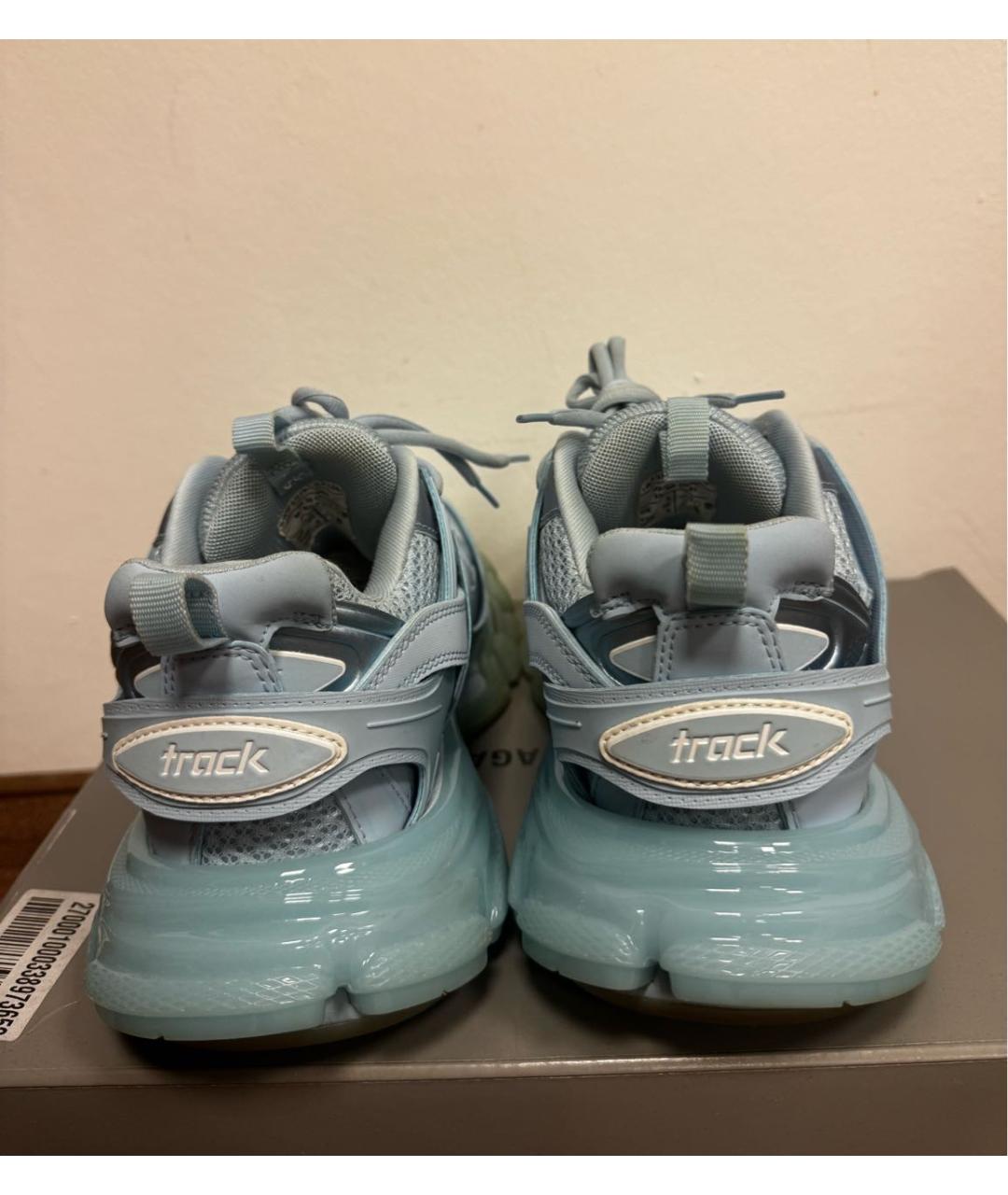 BALENCIAGA Голубые кроссовки, фото 4