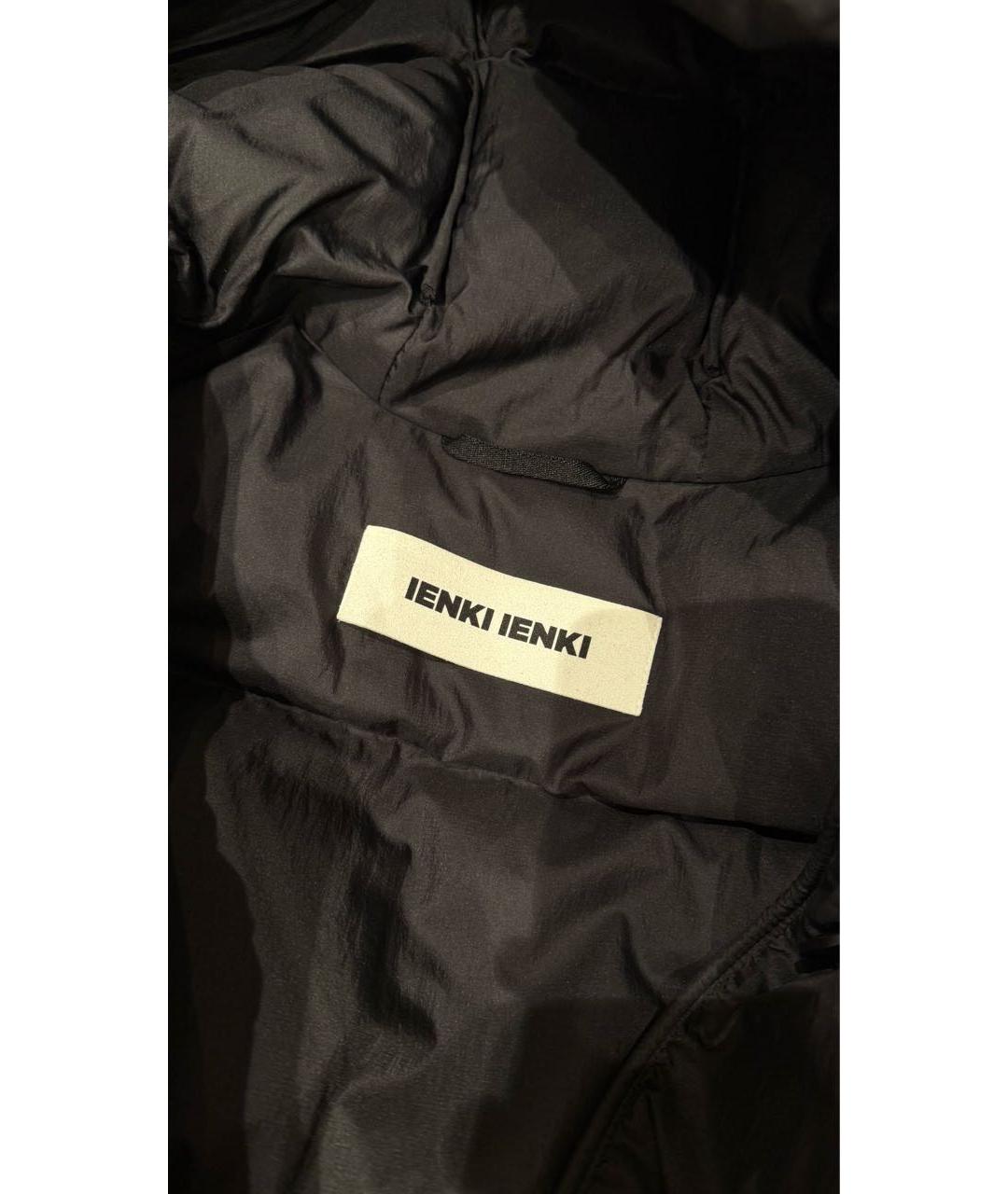 IENKI IENKI Черный полиэстеровый пуховик, фото 3