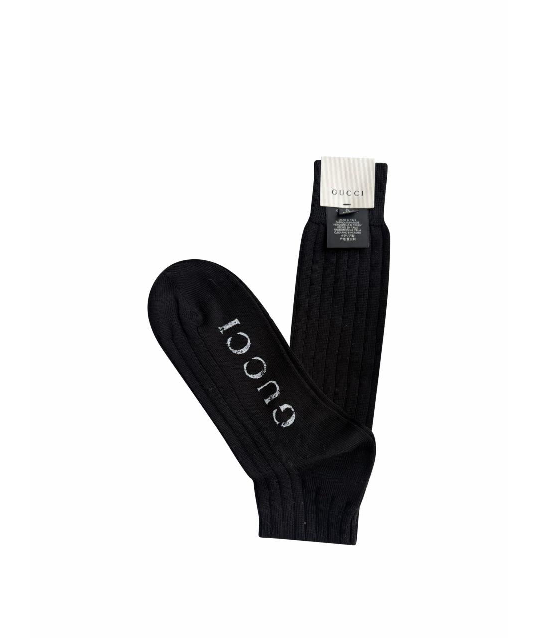 GUCCI Черные носки, чулки и колготы, фото 1