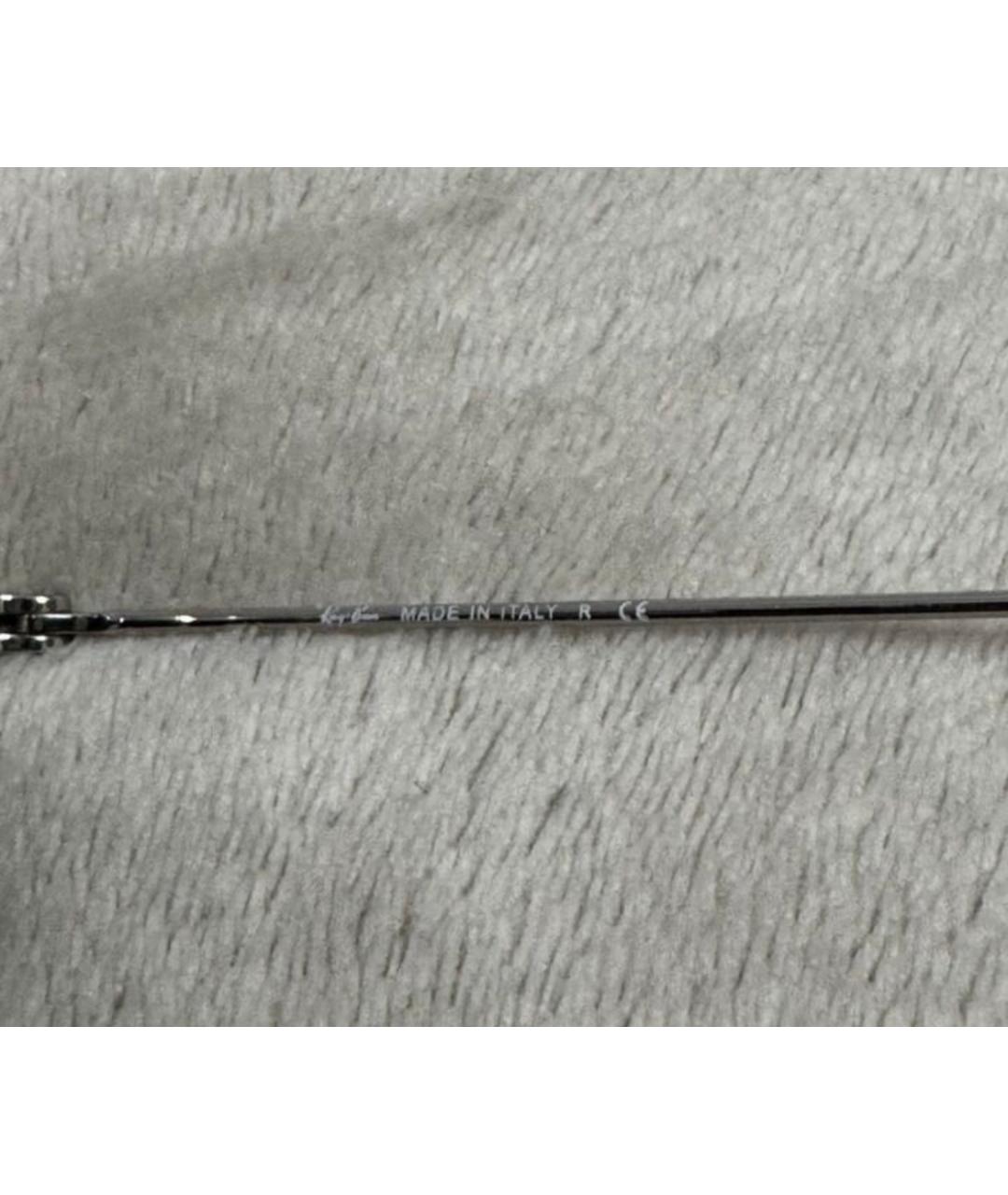 RAY BAN Серебряные металлические солнцезащитные очки, фото 7