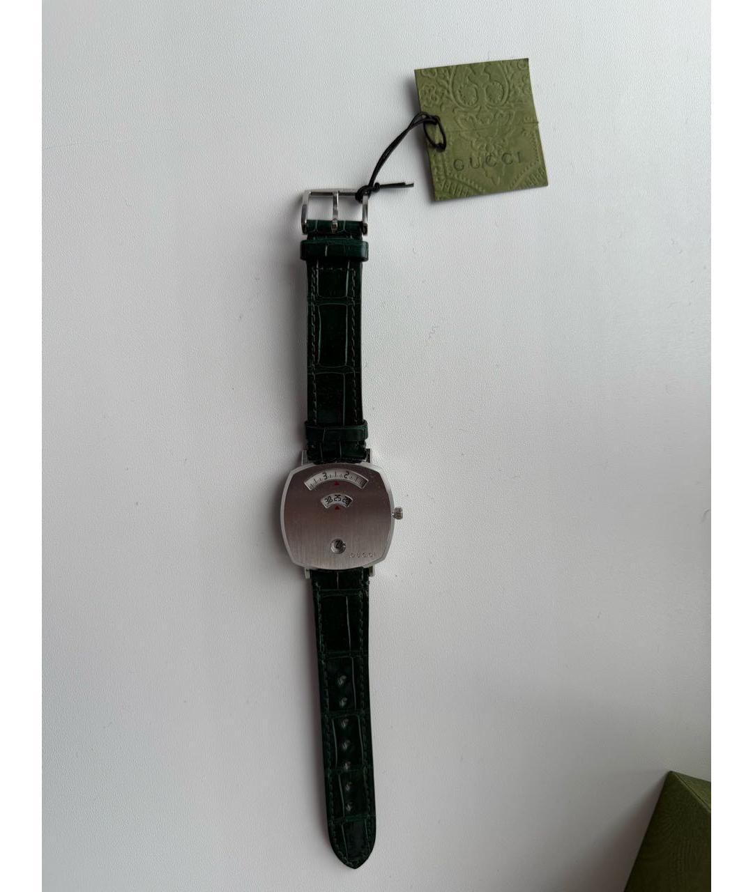 GUCCI Серебряные стальные часы, фото 2