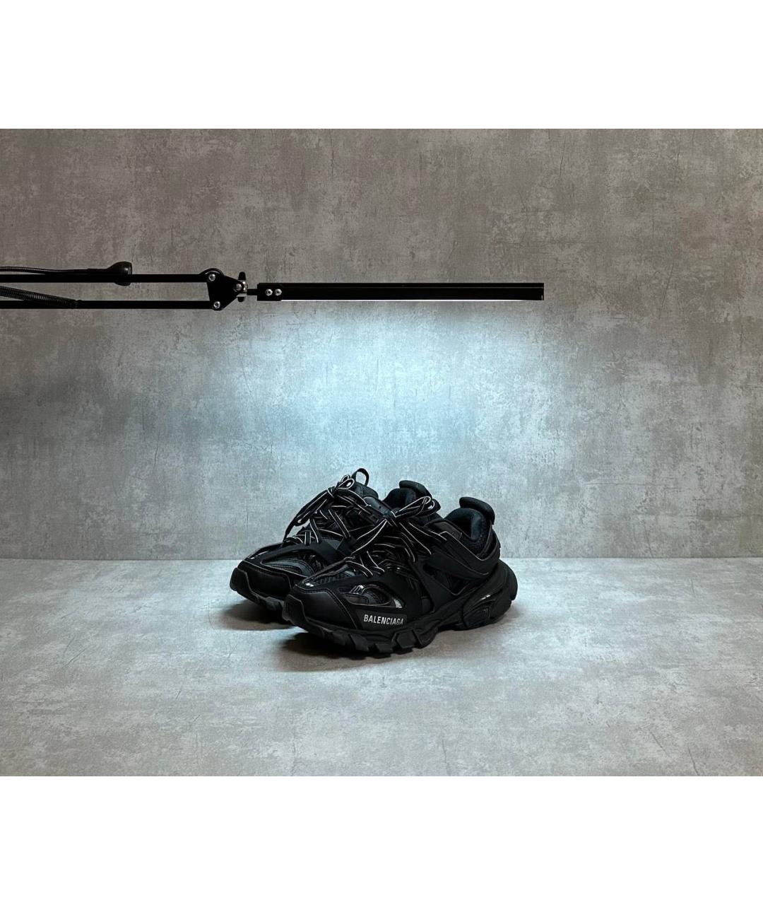 BALENCIAGA Черные низкие кроссовки / кеды, фото 2