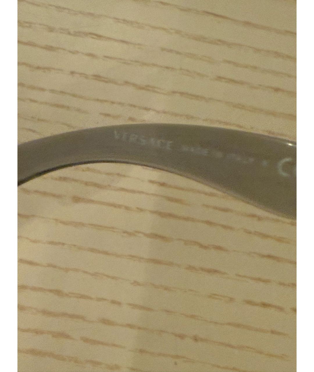 VERSACE Серые пластиковые солнцезащитные очки, фото 4