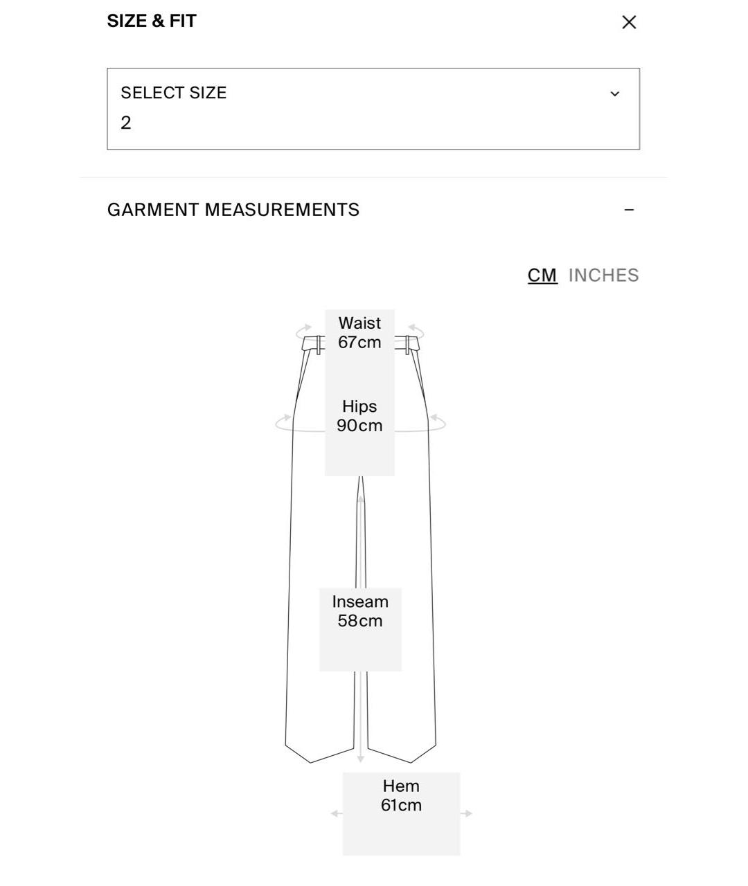 COS Бежевые хлопковые брюки широкие, фото 5