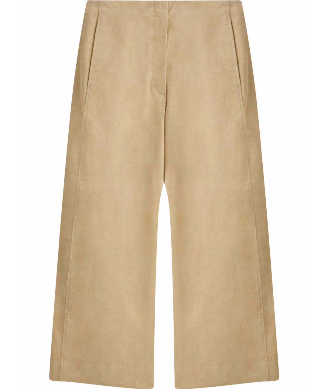 COS Бежевые хлопковые брюки широкие, фото 1