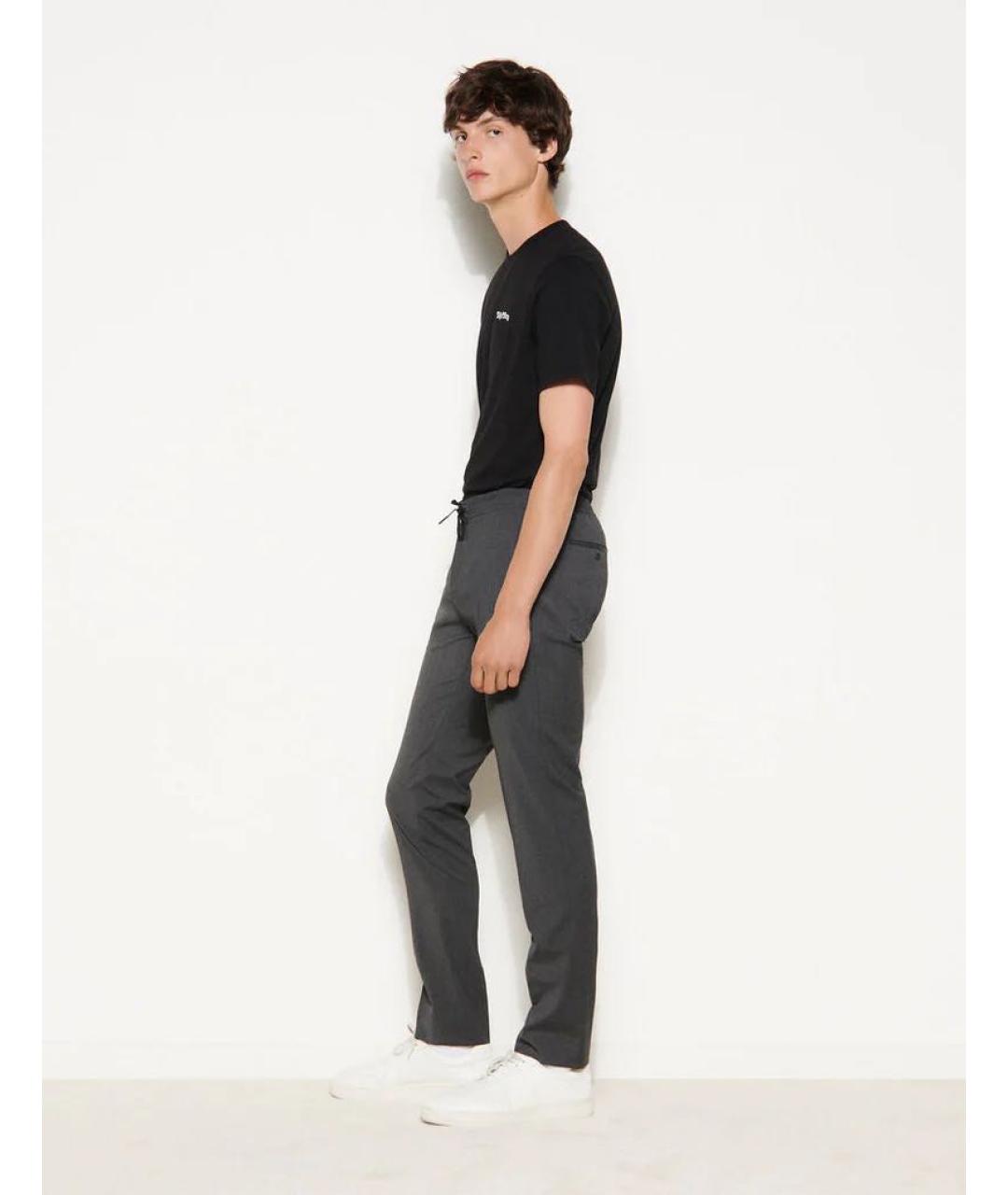 SANDRO Серые повседневные брюки, фото 6