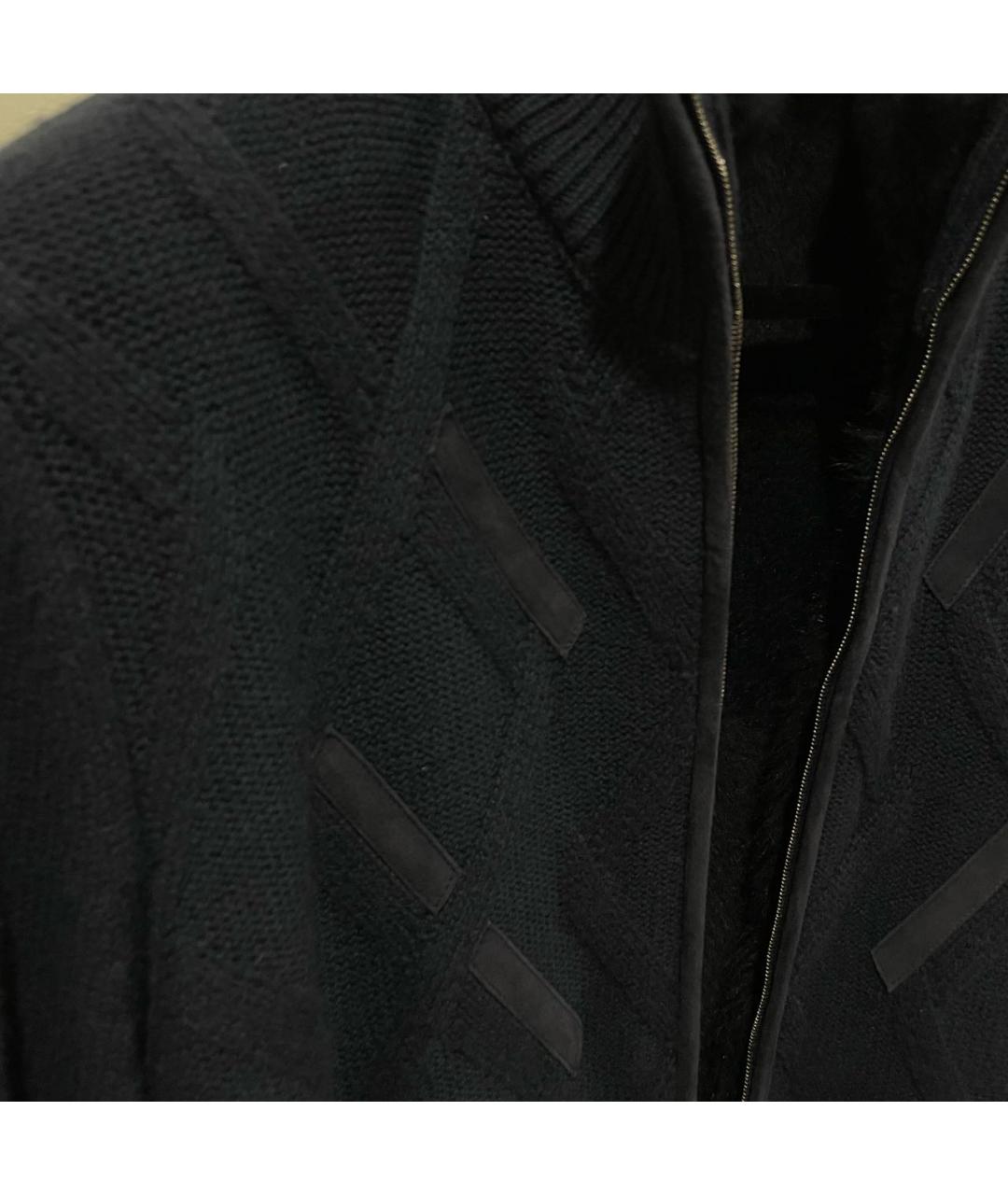 ZILLI Темно-синий кашемировый кардиган, фото 4