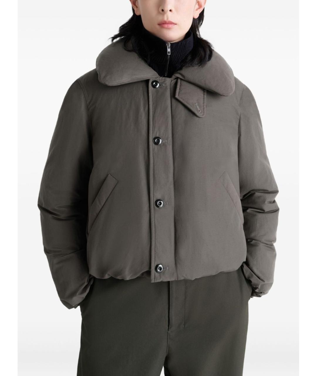 LEMAIRE Коричневая полиэстеровая куртка, фото 2