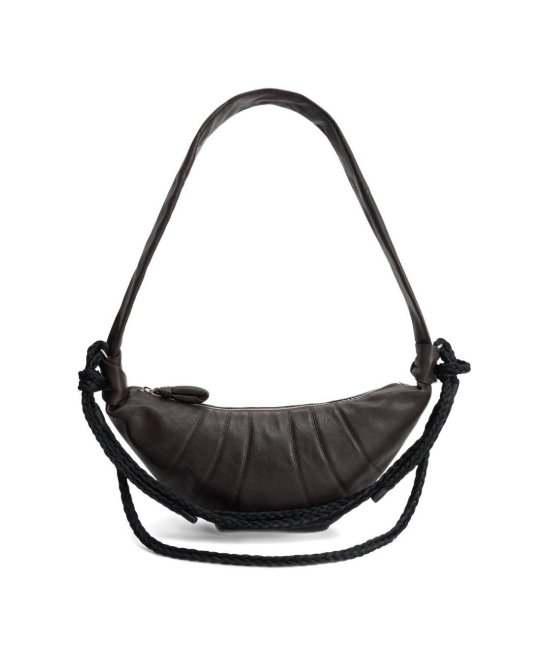 LEMAIRE Коричневая кожаная сумка через плечо, фото 1