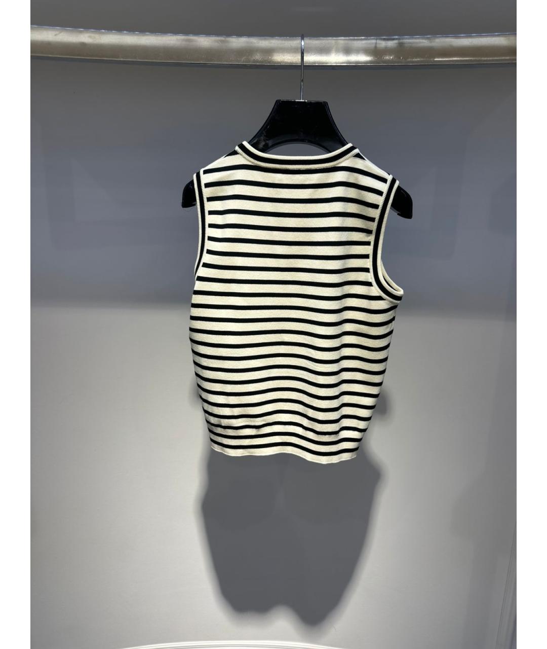 CELINE Мульти шерстяная майка, фото 3