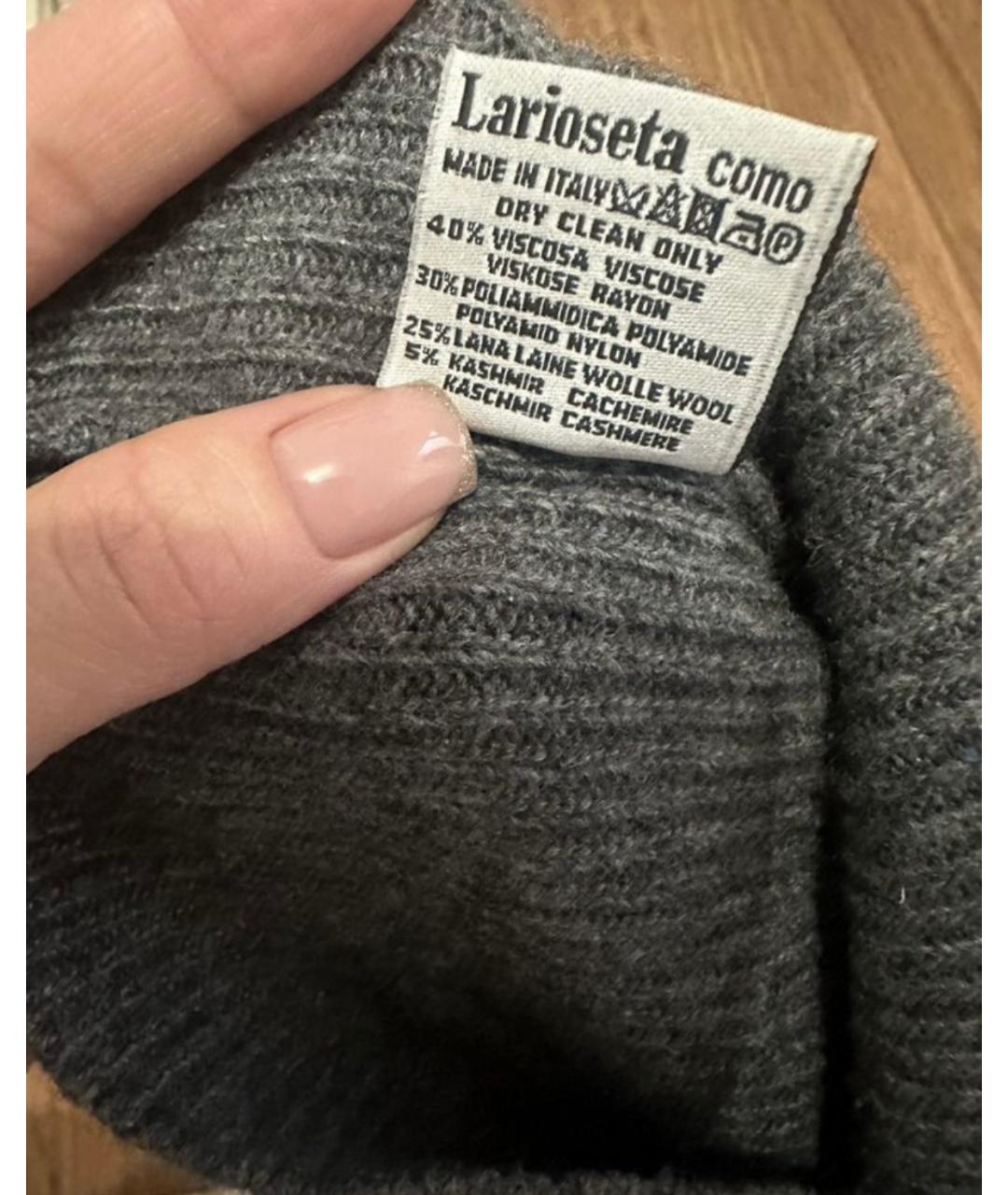 MOSCHINO Серый капюшон, фото 2