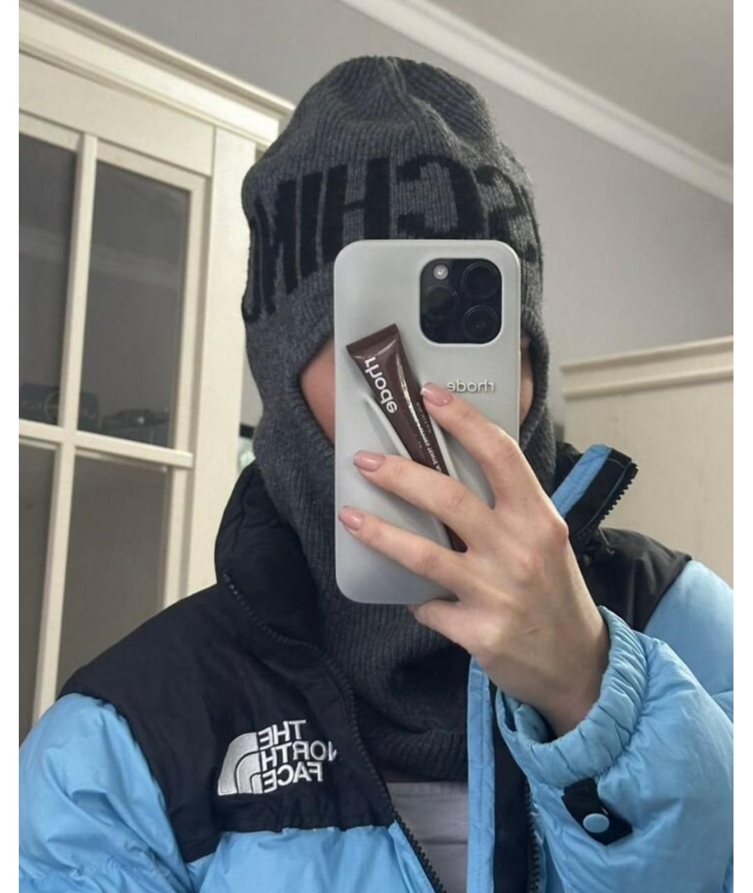 MOSCHINO Серый капюшон, фото 5