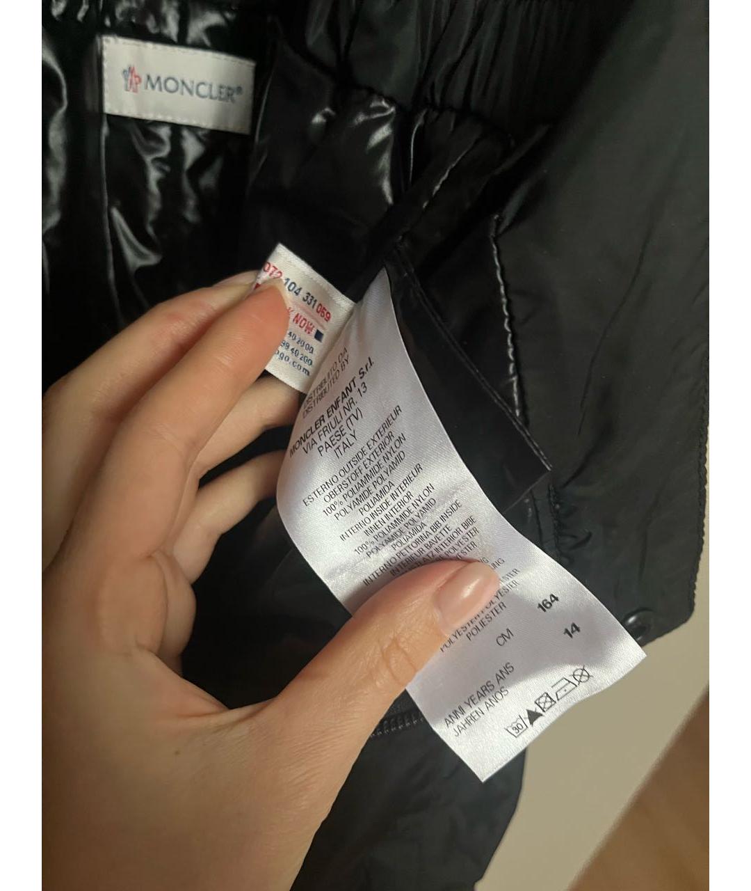 MONCLER Черные брюки и шорты, фото 4