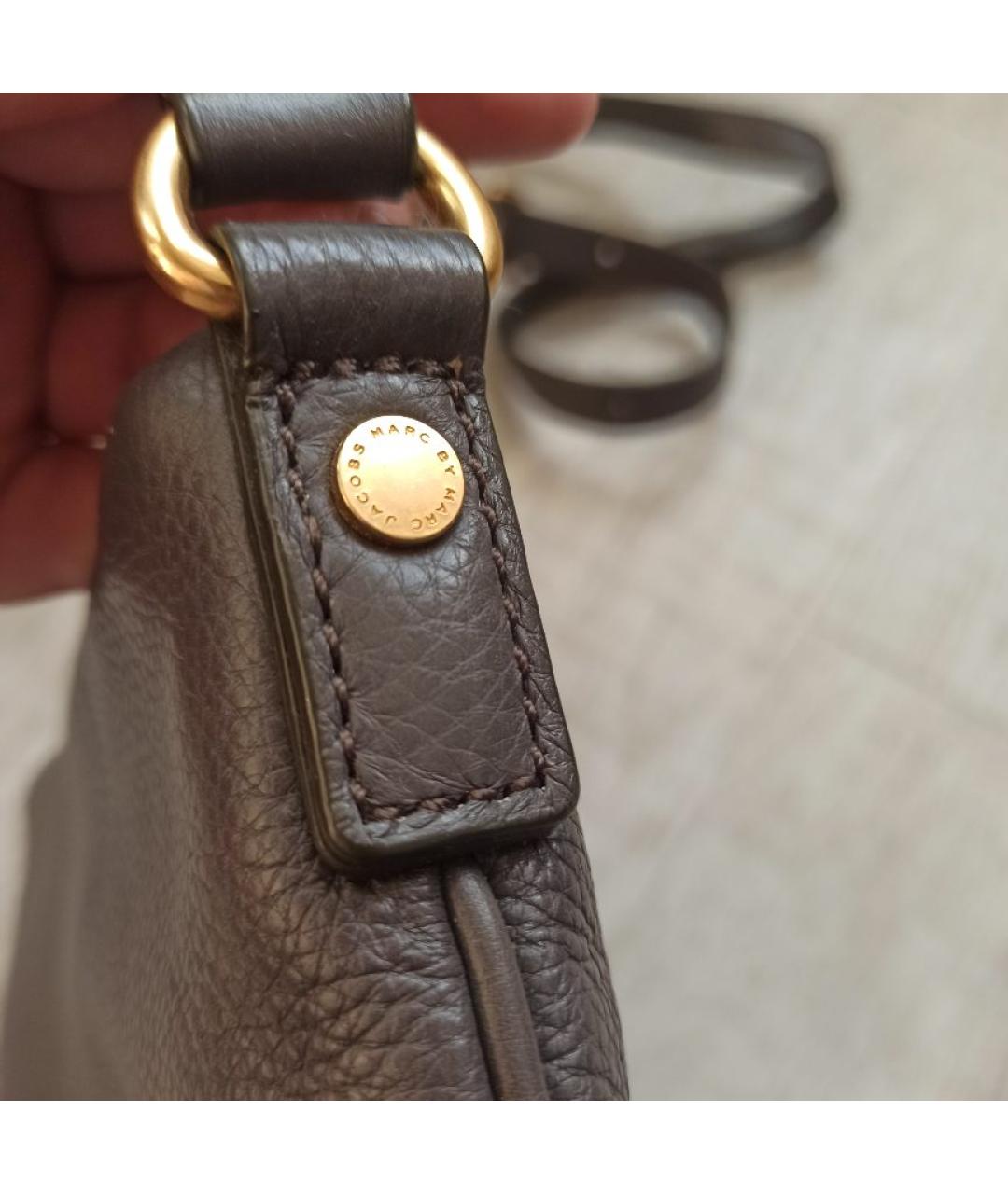 MARC BY MARC JACOBS Бежевая кожаная сумка через плечо, фото 2