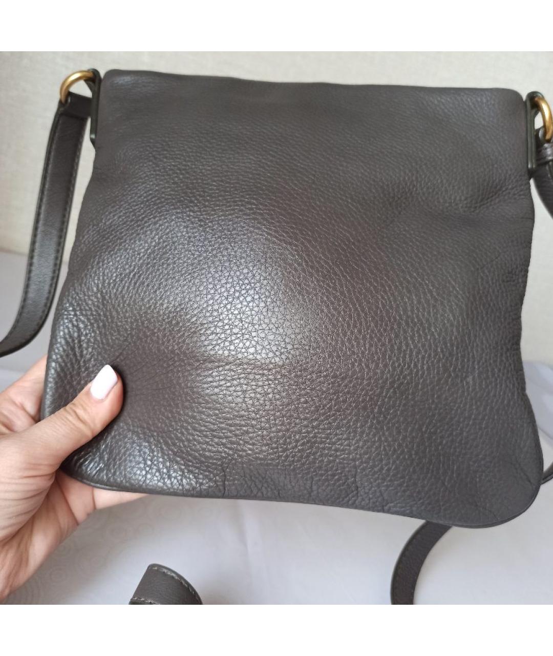 MARC BY MARC JACOBS Бежевая кожаная сумка через плечо, фото 3