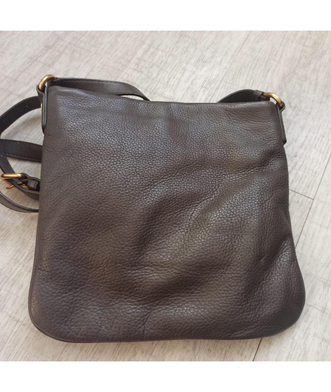 MARC BY MARC JACOBS Бежевая кожаная сумка через плечо, фото 3