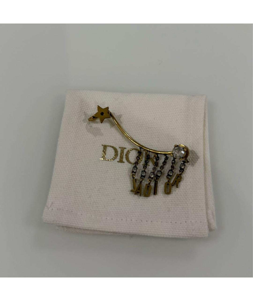 CHRISTIAN DIOR Золотые серьги, фото 2