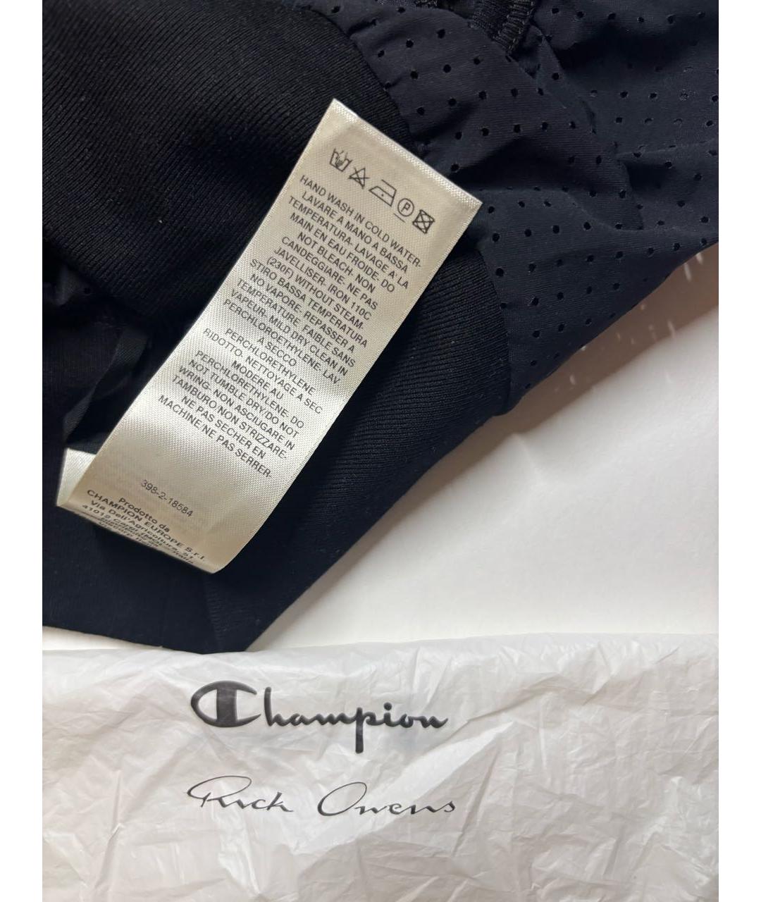 RICK OWENS Черная синтетическая шапка, фото 6