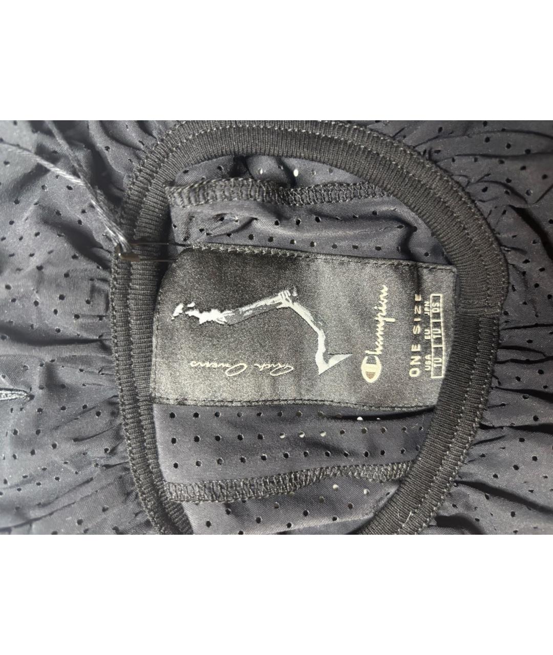 RICK OWENS Черная синтетическая шапка, фото 3