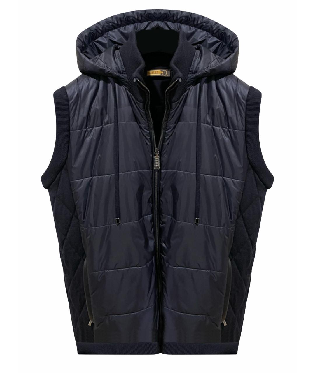 ZILLI Темно-синий жилет, фото 1