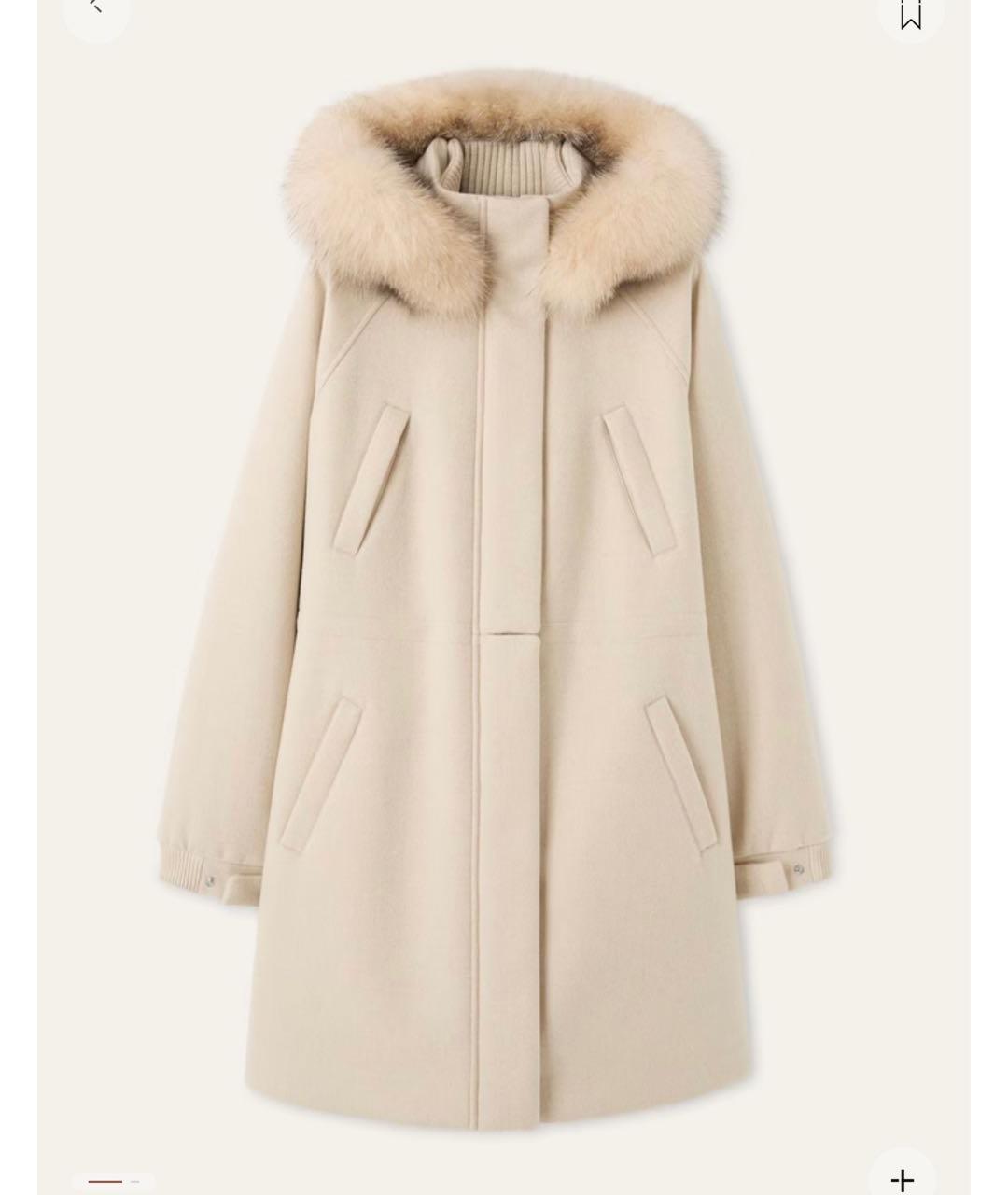 LORO PIANA Бежевая кашемировая куртка, фото 4