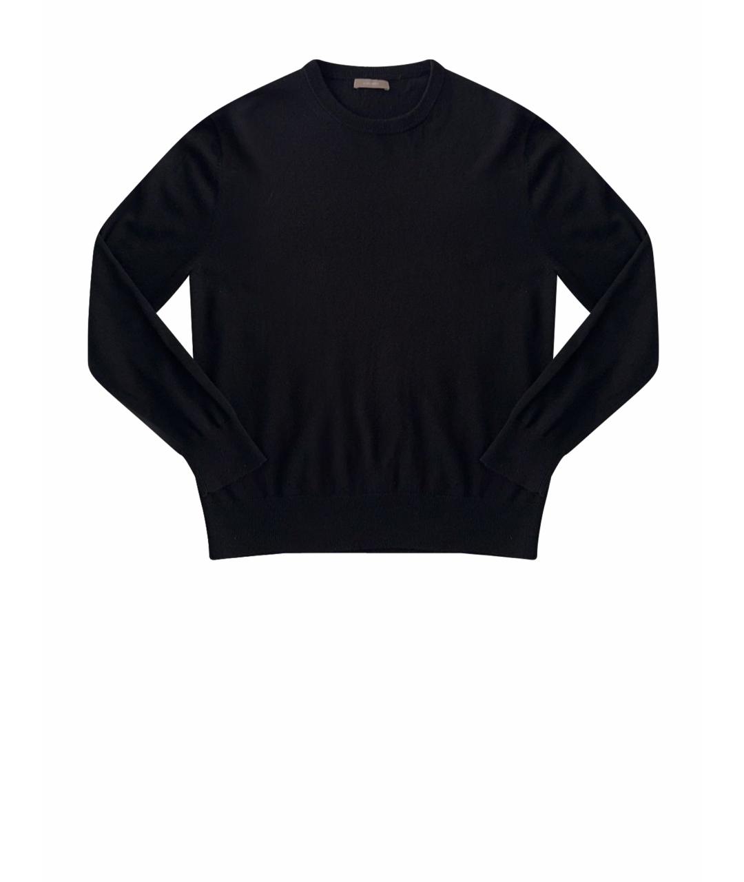 12 STOREEZ Черный шерстяной джемпер / свитер, фото 1