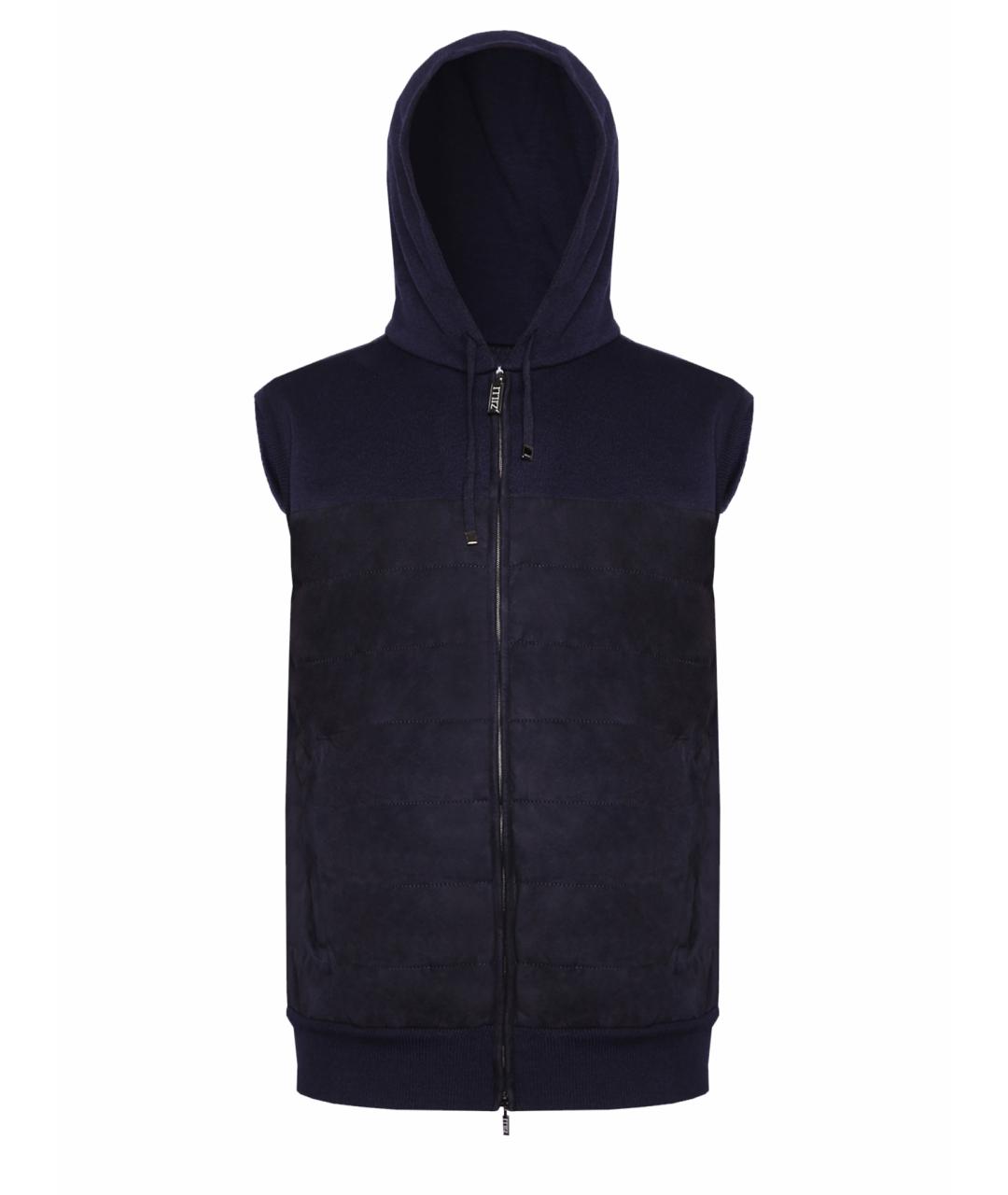 ZILLI Темно-синий жилет, фото 1