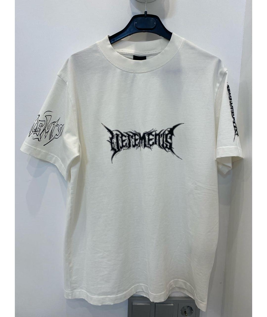 VETEMENTS Белая хлопковая футболка, фото 7