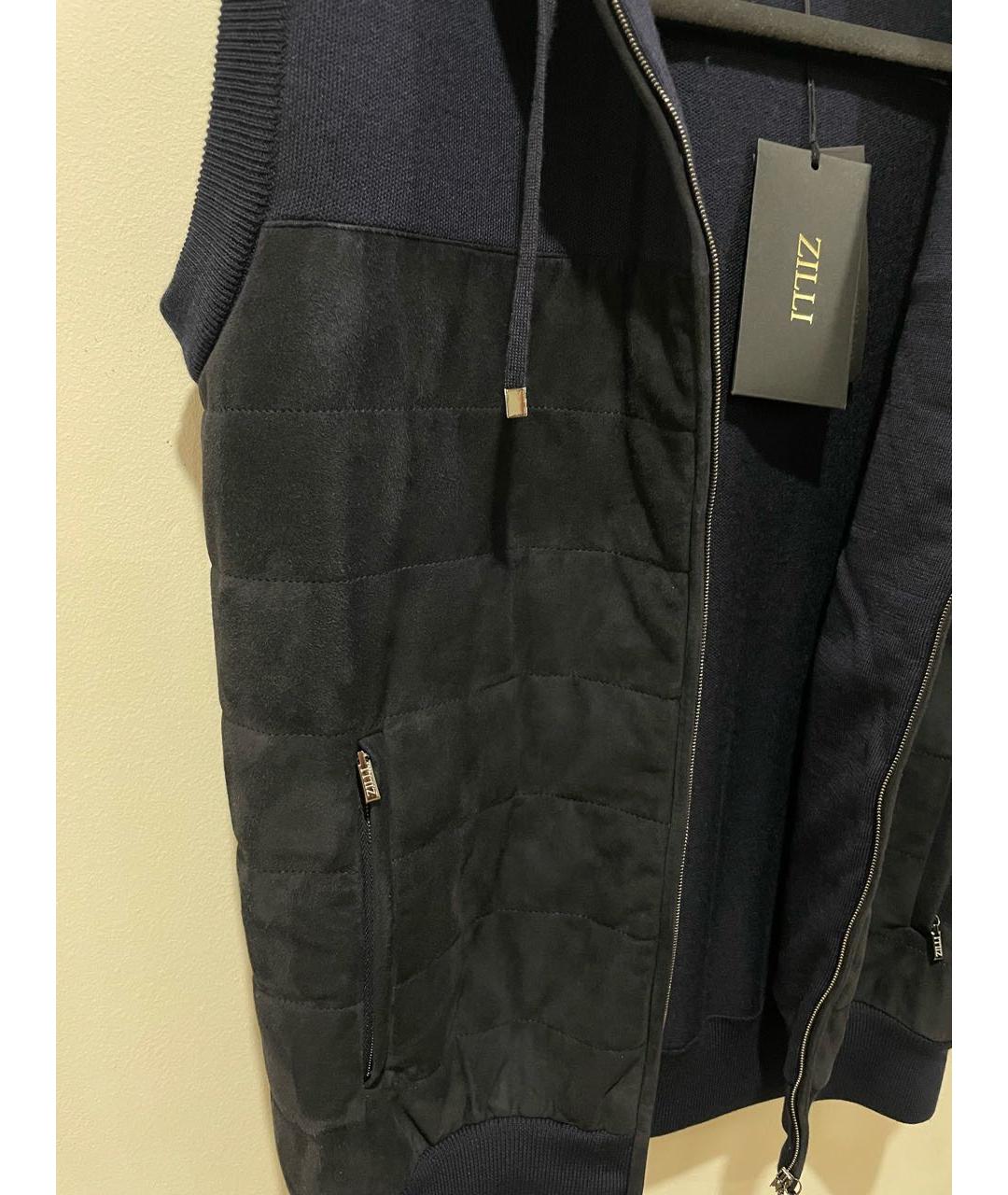 ZILLI Темно-синий жилет, фото 4