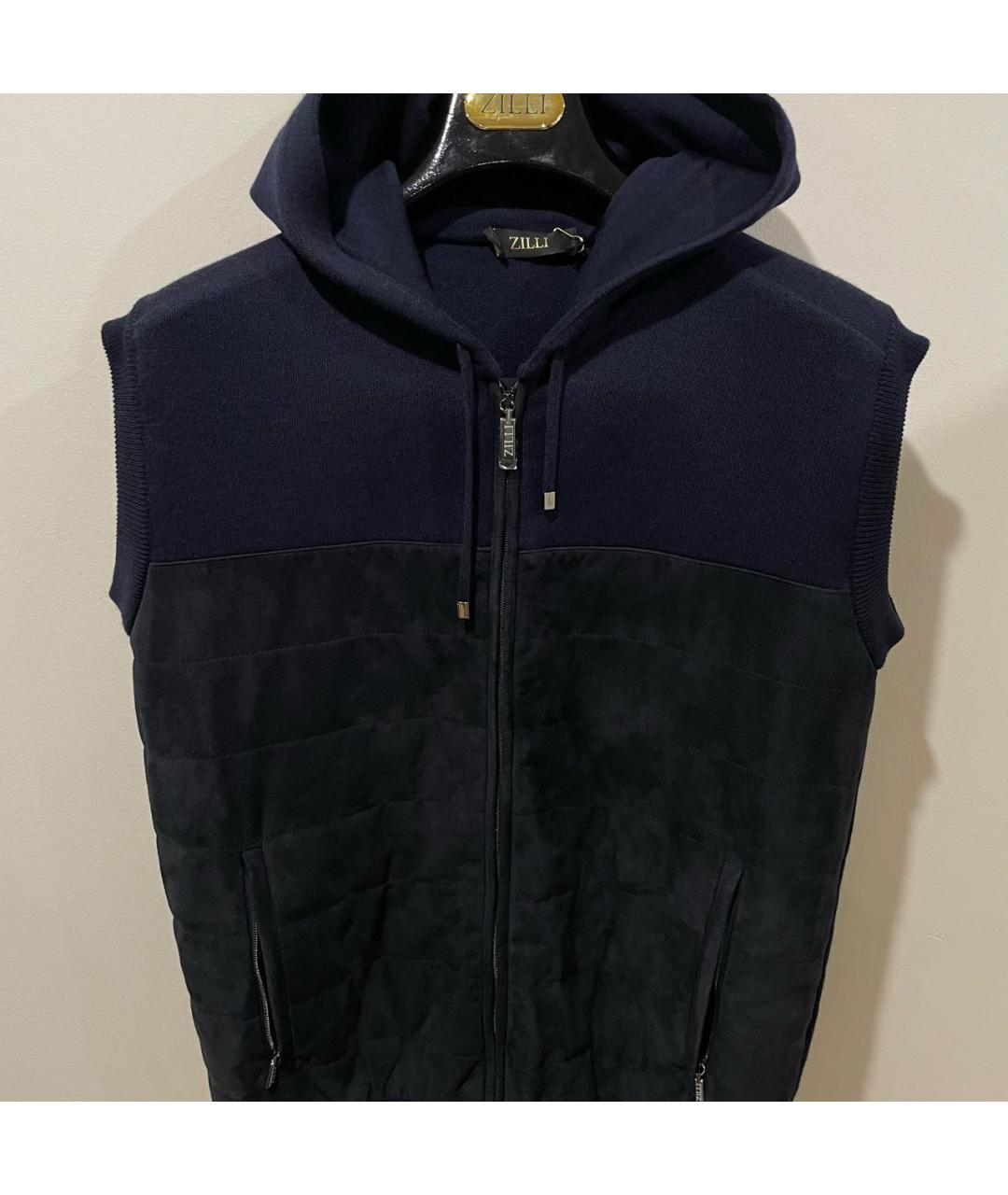 ZILLI Темно-синий жилет, фото 7