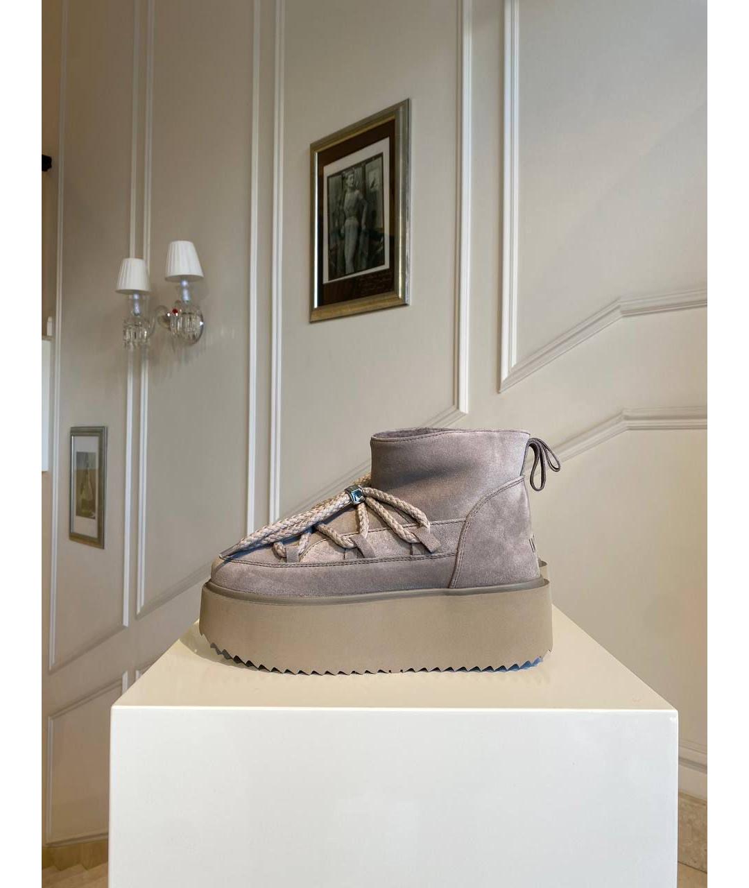 INUIKII Серые нубуковые ботинки, фото 3