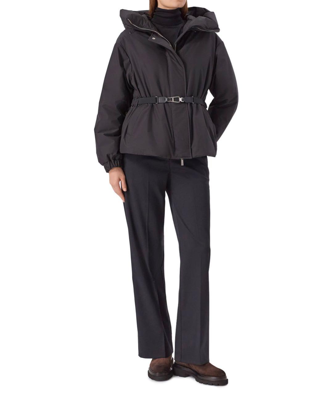 MOORER Черная полиамидовая куртка, фото 2