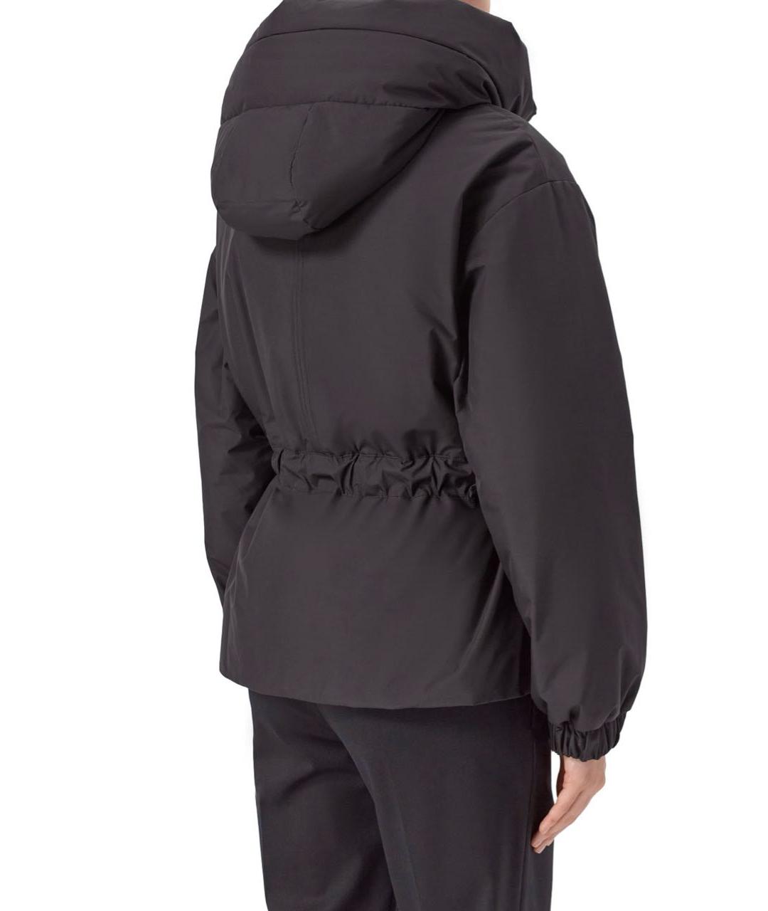 MOORER Черная полиамидовая куртка, фото 3