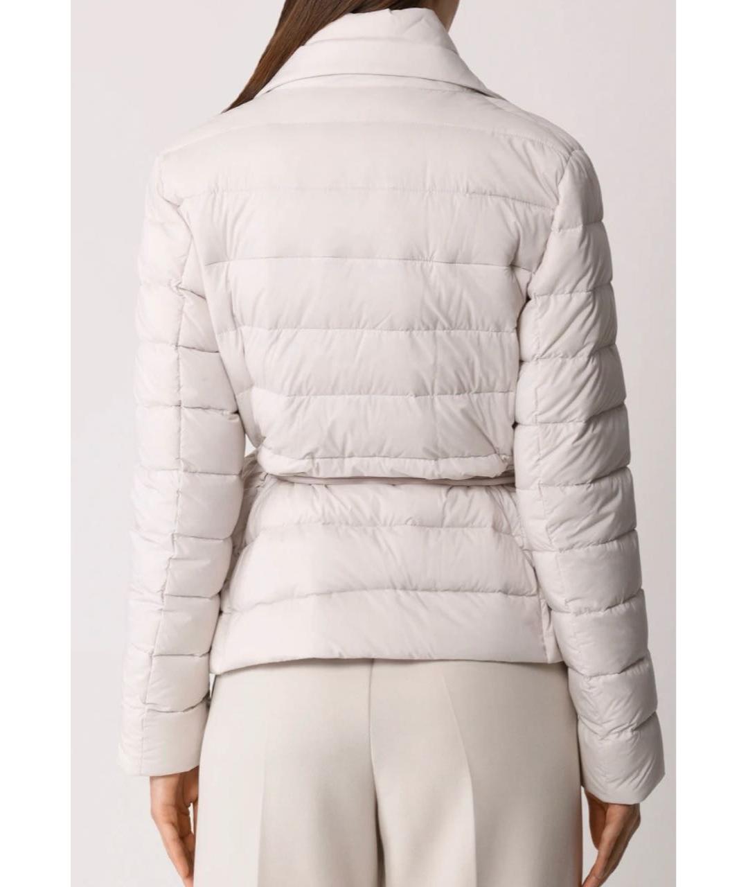 MOORER Белая полиамидовая куртка, фото 3