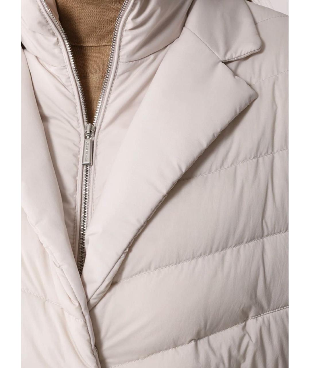 MOORER Белая полиамидовая куртка, фото 5