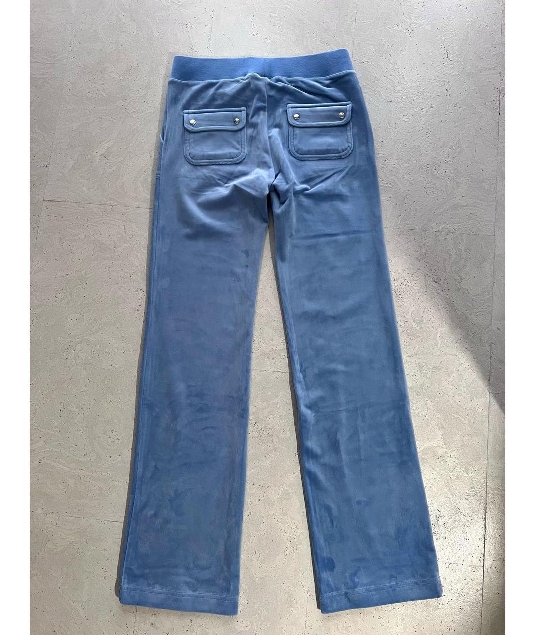 JUICY COUTURE Синий велюровый спортивные костюмы, фото 3