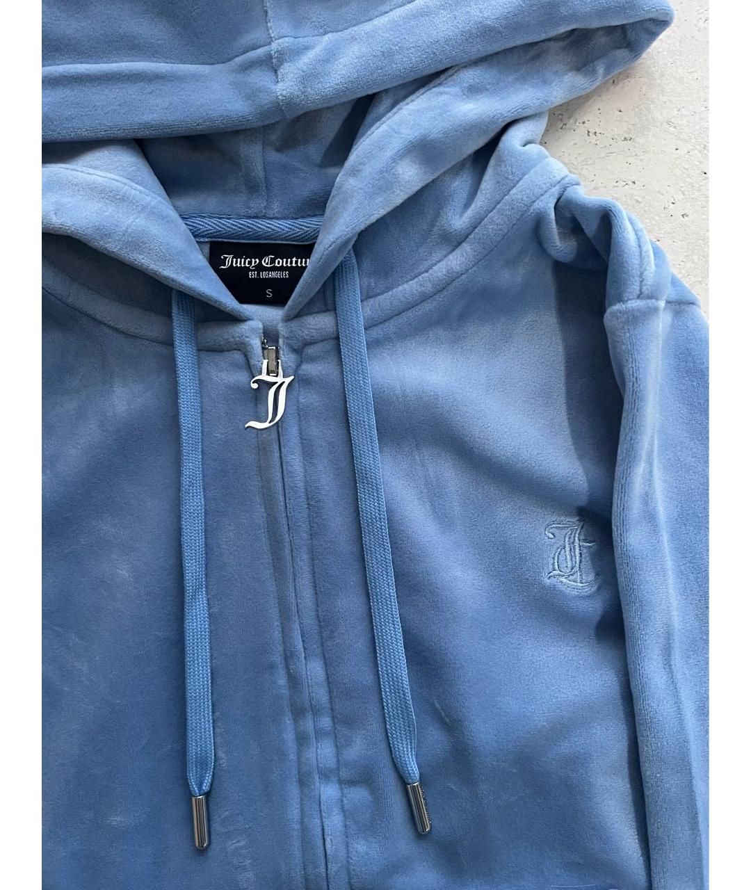 JUICY COUTURE Синий велюровый спортивные костюмы, фото 6