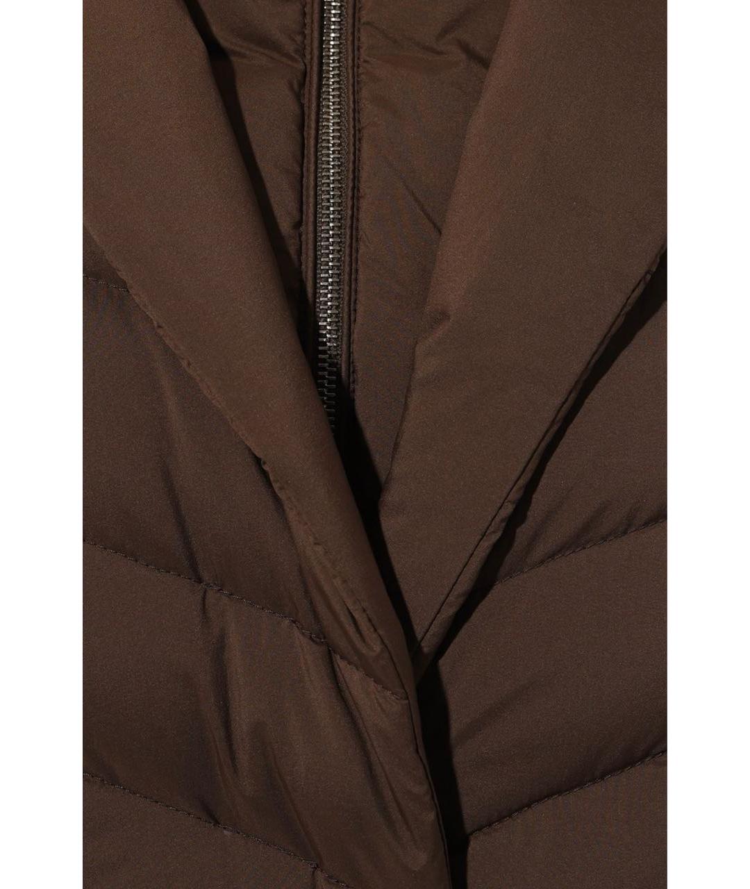 MOORER Коричневая полиамидовая куртка, фото 5
