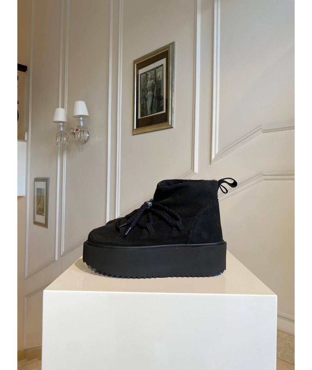 INUIKII Черные нубуковые ботинки, фото 3