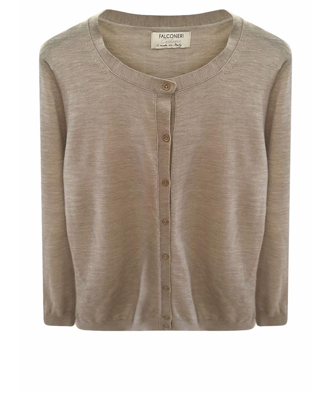 FALCONERI Бежевый кашемировый кардиган, фото 1