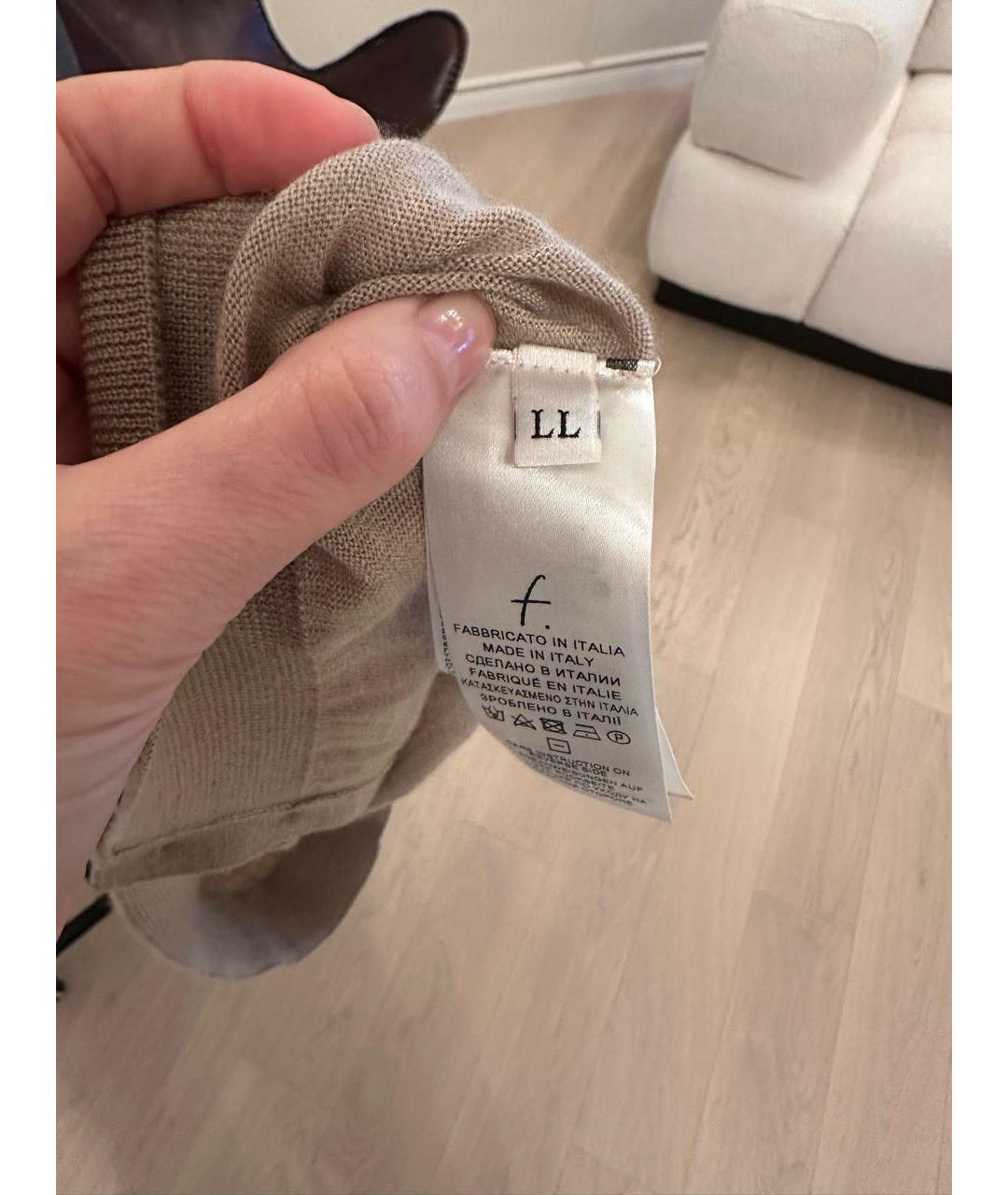 FALCONERI Бежевый кашемировый кардиган, фото 5