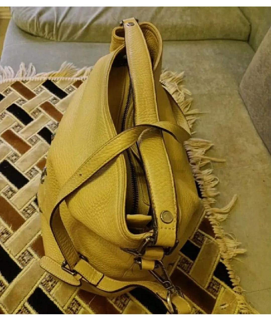 CHROME HEARTS Бежевая кожаная сумка через плечо, фото 3