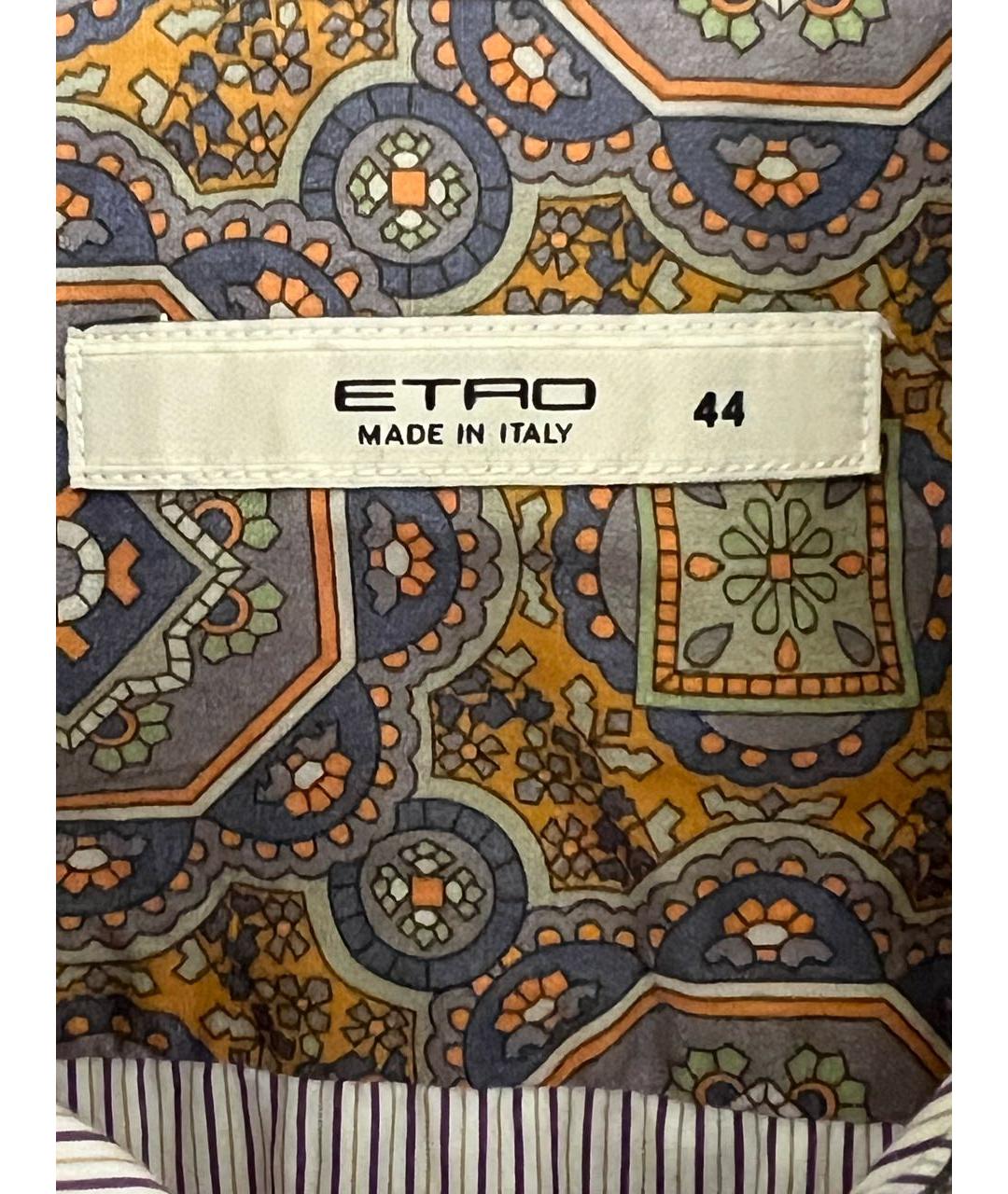 ETRO Мульти хлопковая рубашка, фото 3