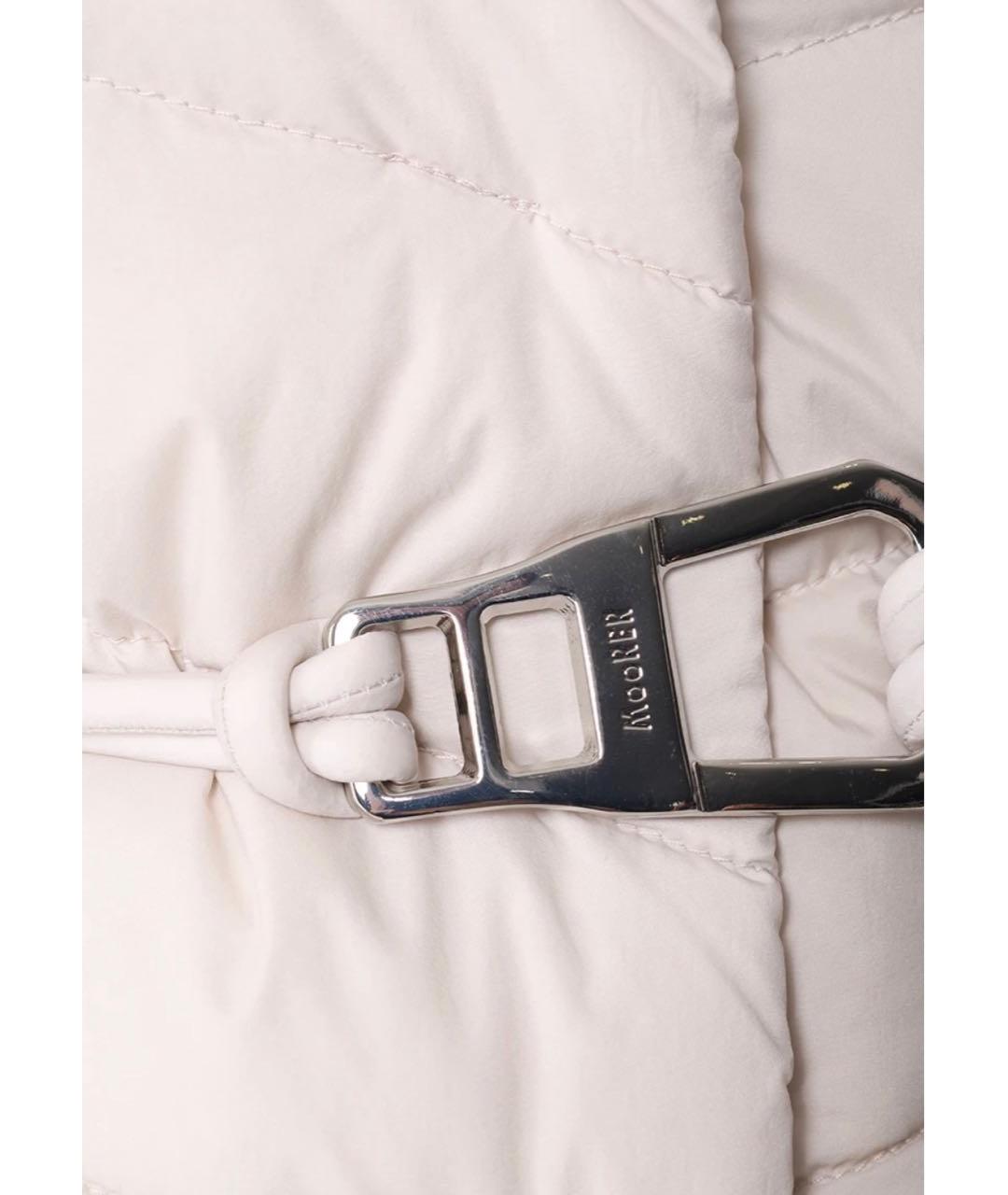 MOORER Белая полиамидовая куртка, фото 6