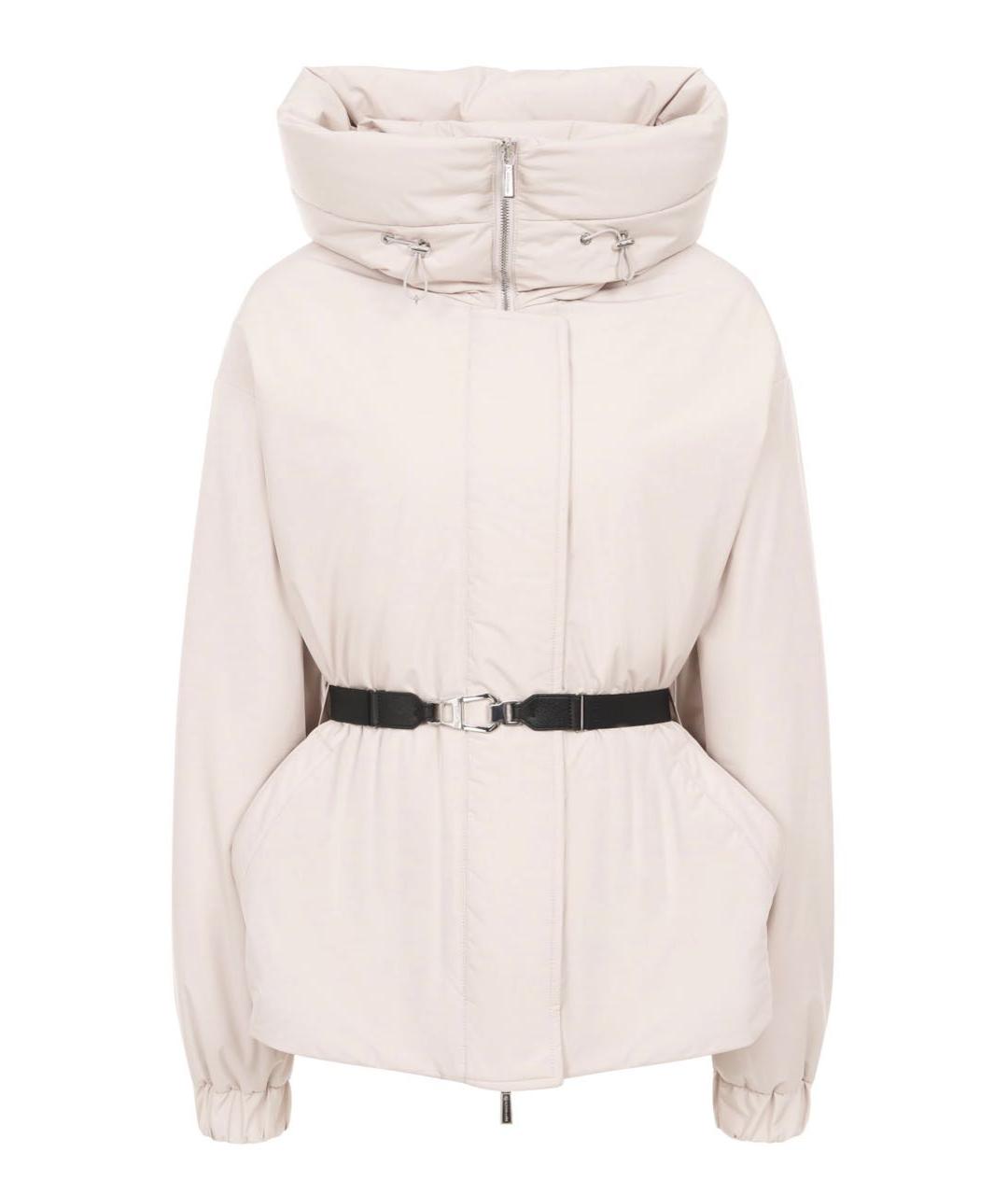 MOORER Белая полиамидовая куртка, фото 1