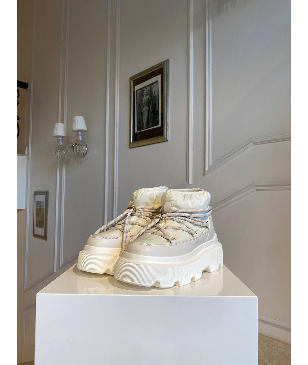 INUIKII Белые текстильные ботинки, фото 2