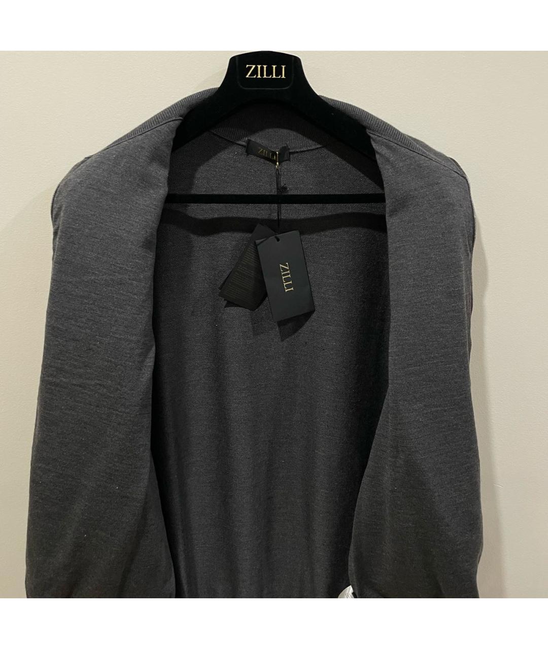 ZILLI Серый кардиган, фото 3