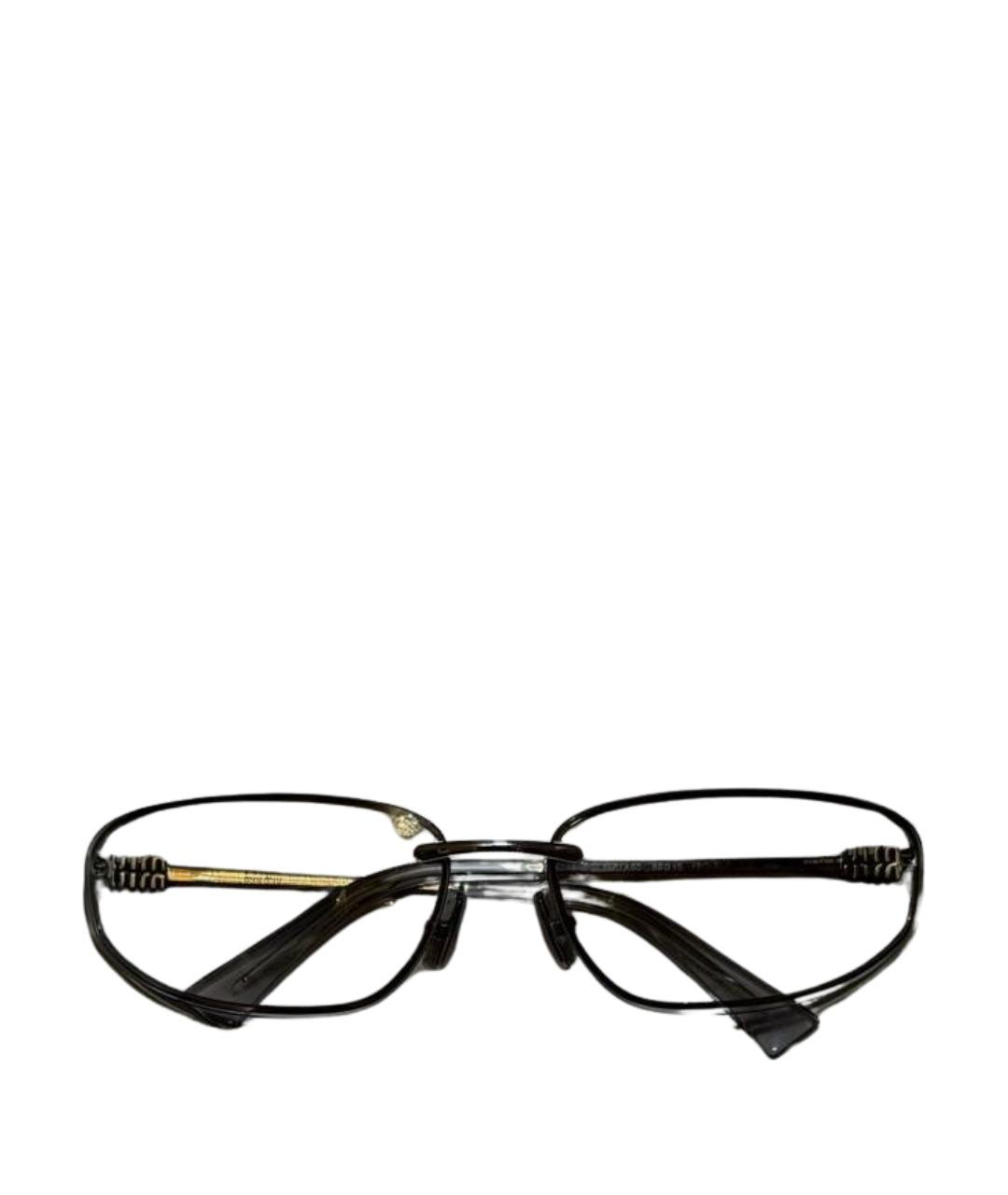 MIU MIU Серебряные металлические солнцезащитные очки, фото 2