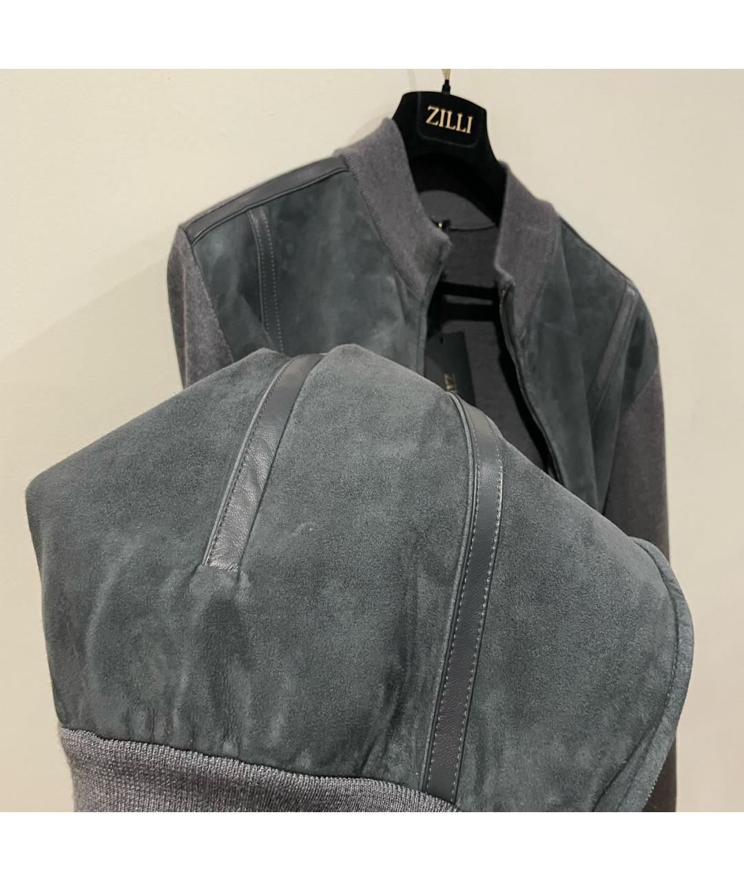 ZILLI Серый кардиган, фото 4