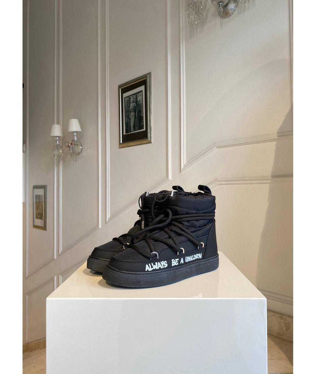 INUIKII Черные кожаные ботинки, фото 3